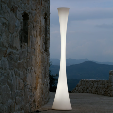 BICONICA POL - Polyethylene floor lamp by Martinelli Luce - view 3